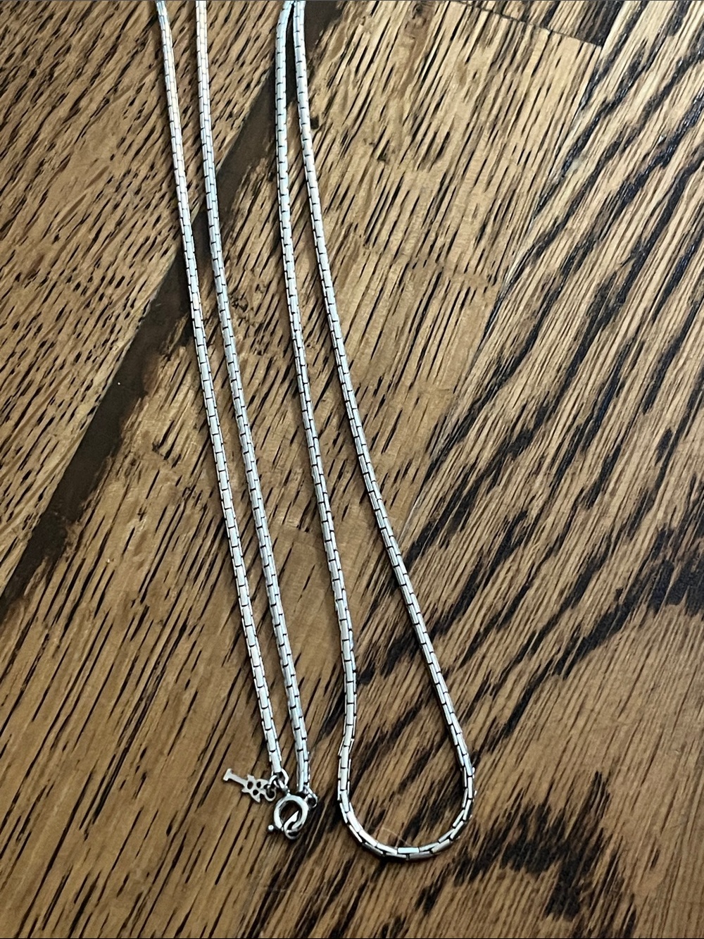 Vintage Trifari Chain silver toned with Hang Tag